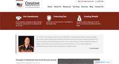 Desktop Screenshot of creutzerfinancial.com